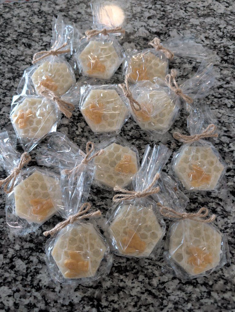 12 honeycomb part favor gift soaps