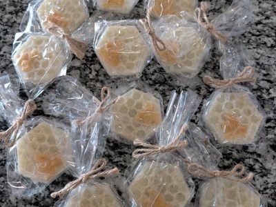 12 honeycomb part favor gift soaps