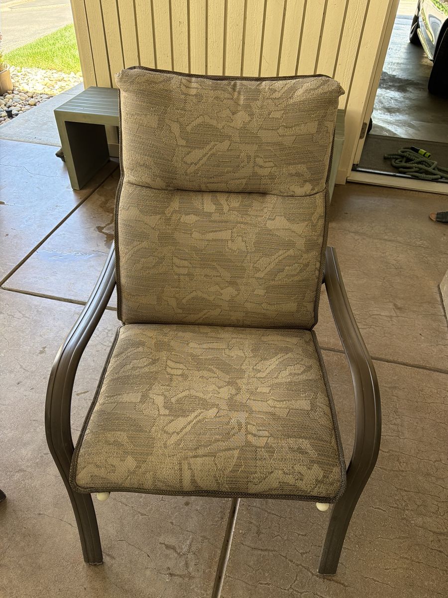 Homecrest (from leisure living) Outdoor Patio Dining furniture with Cushions - Brown Patterned (holly hill)