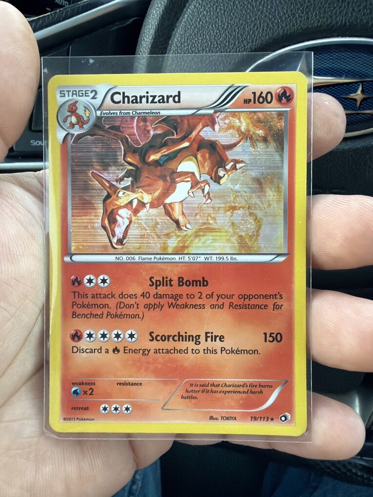 Mint Condition Charizard 19/113 Pokemon Card