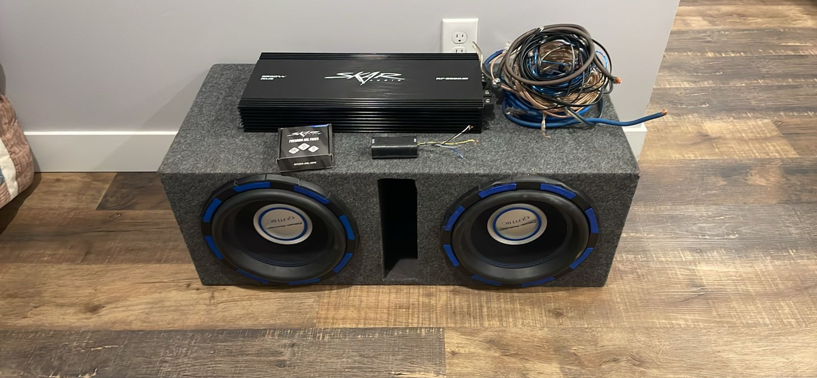 Full 3600WPeak/2300W Dual 12” Subwoofer Kit