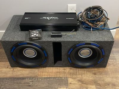 Full 3600WPeak/2300W Dual 12” Subwoofer Kit