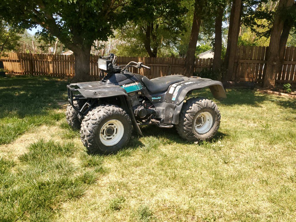 Kawasaki Bayou 220 4WD ATV - Reliable Quad for Farm or Trail