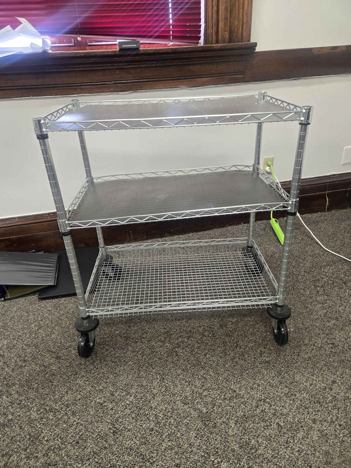 Stainless steel shelf