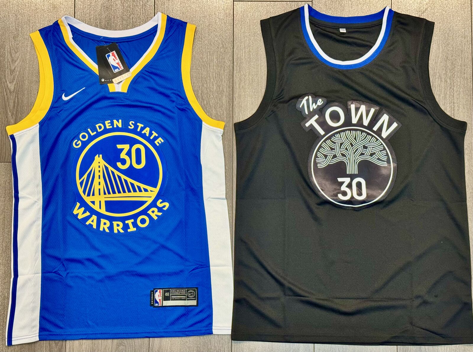 Steph Curry Jerseys (New) Black or Blue available (SELLING OUT FAST) Many Sizes Available!