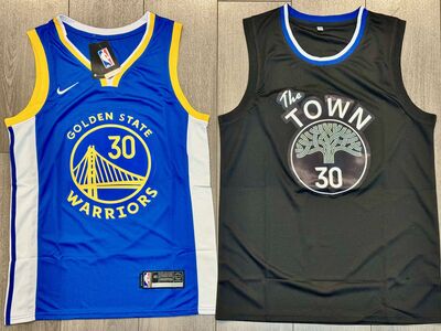 Steph Curry Jerseys (New) Black or Blue available (SELLING OUT FAST) Many Sizes Available!