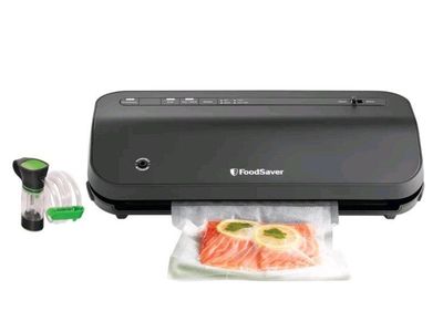 FoodSaver Preserve Vacuum Sealing System Starter Kit with Bags and Rolls
