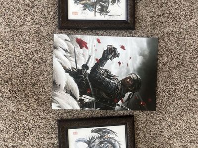 Displate Ghost of Tsushima Jin Sakai Samurai & Japanese artwork