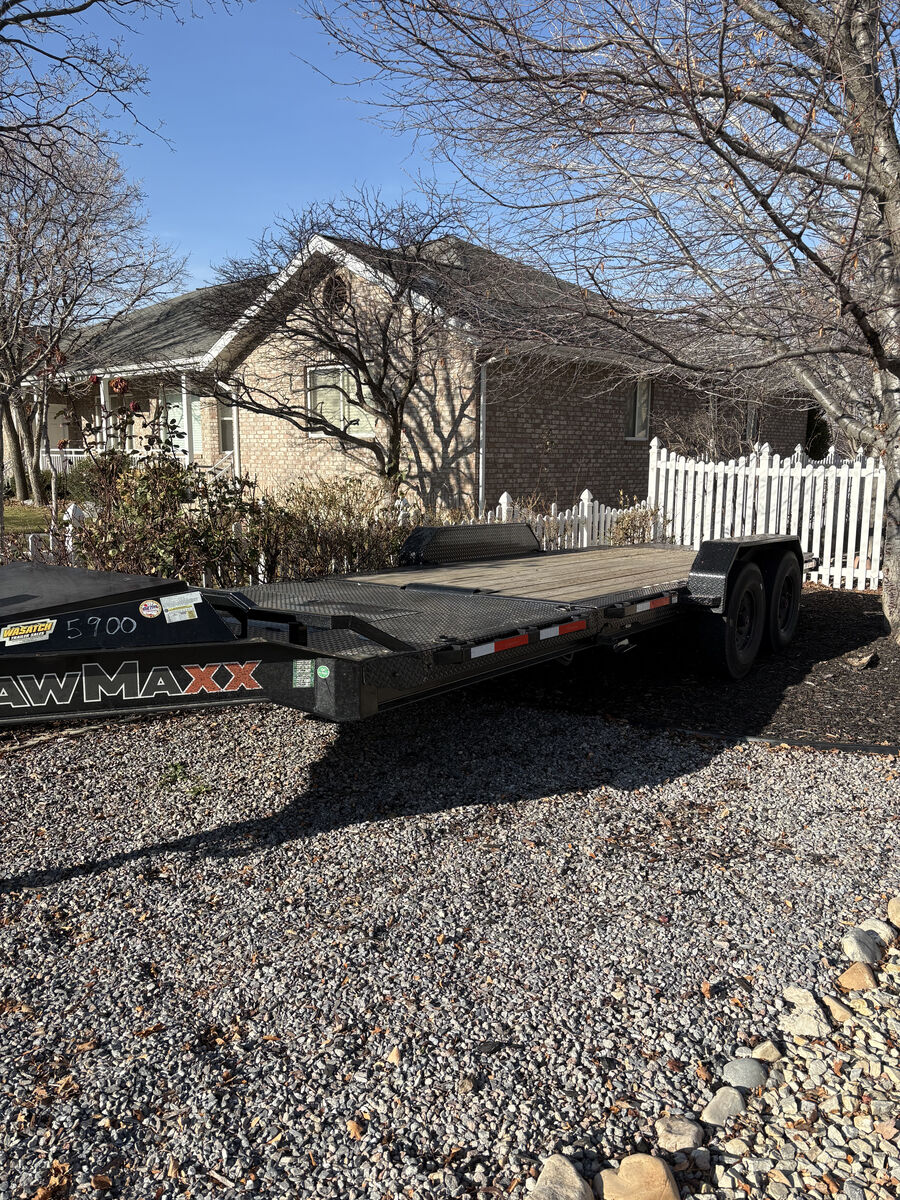 RawMaxx 24' HD Equipment Trailer - 16k GVWR