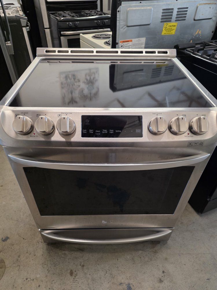 Lg slide-in electric stove