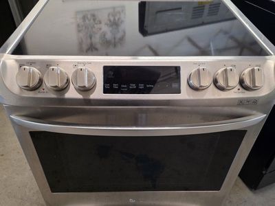 Lg slide-in electric stove