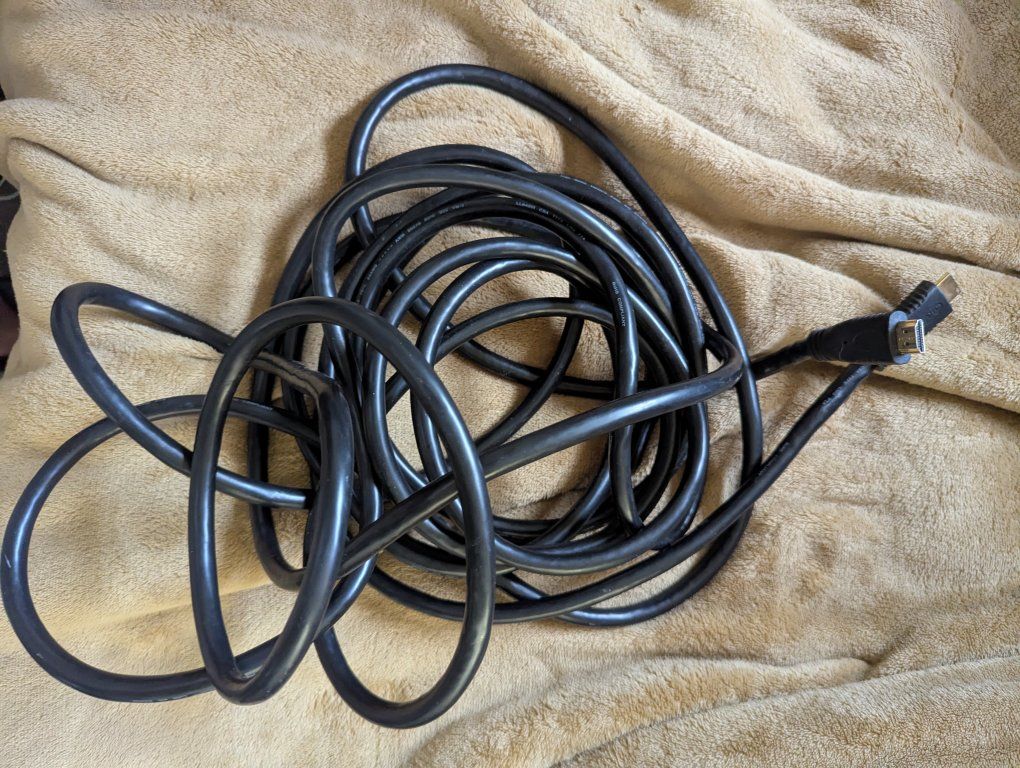 Unbranded Black HDMI Cable - Standard Male to Male Connector