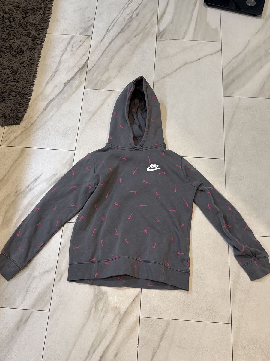 Nike Size, Large, Gray, And Hot Pink Sweatshirt