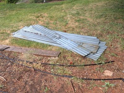 free corrugated metal sheets