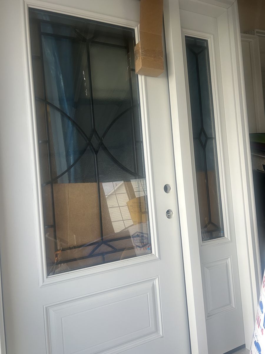 Exterior door with sidelight Pella 