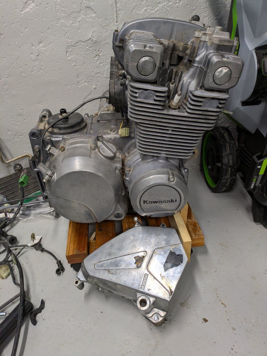 1990 Kawasaki Zephyr 550 Engine ONLY 2,500 MILES