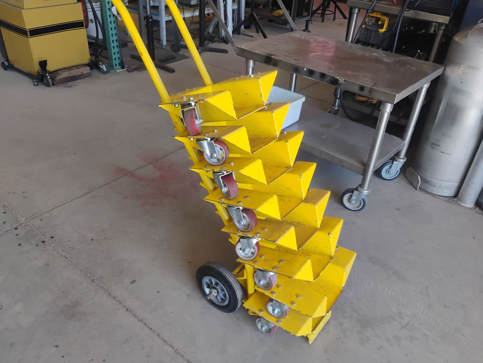 8 Super Heavy Duty Pallet Rack Dollies