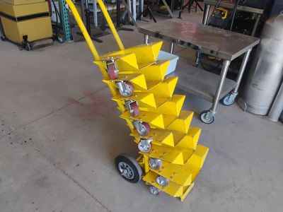 8 Super Heavy Duty Pallet Rack Dollies