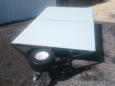 Flatbed Utility Trailer with Removable Decking & Jack
