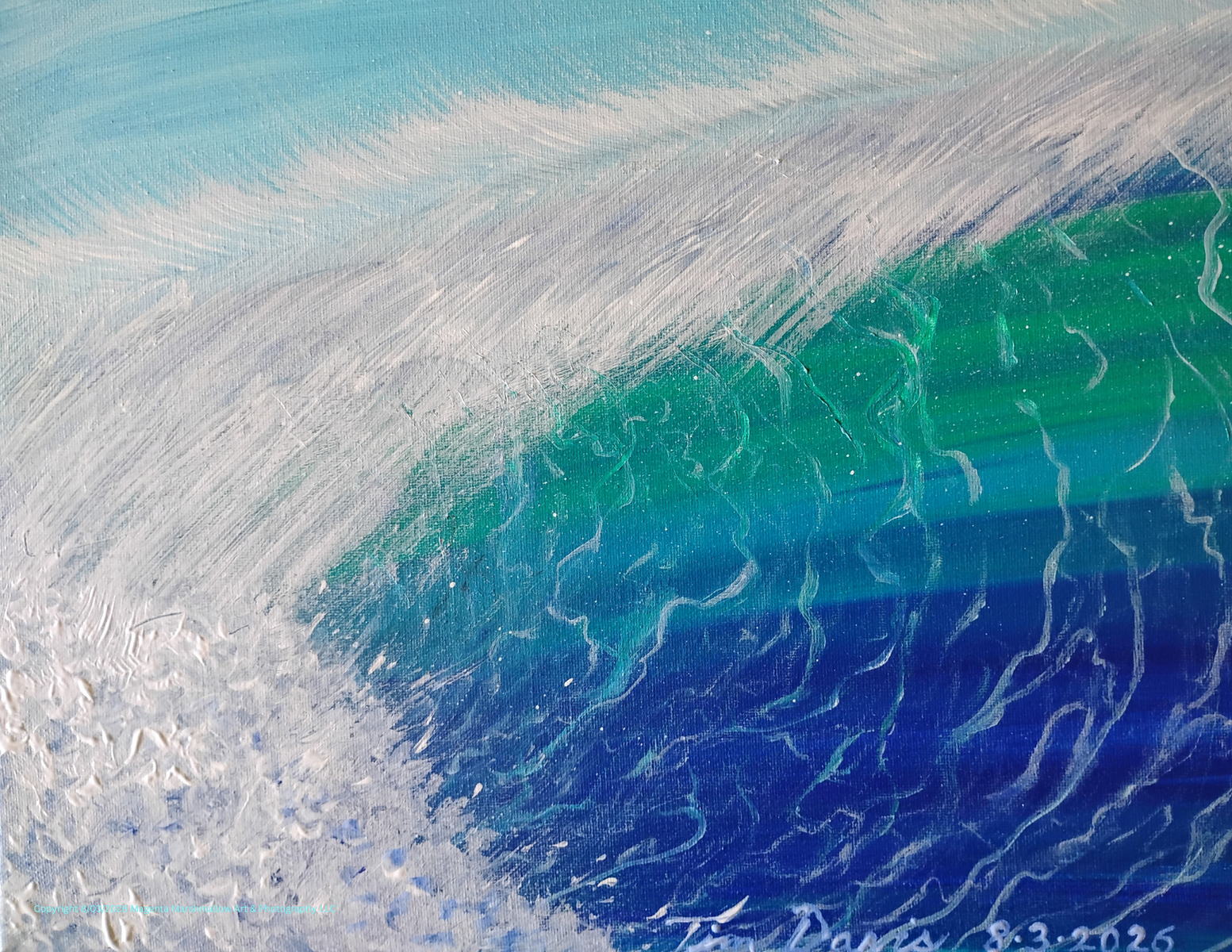 Big wave - Canvas Print
