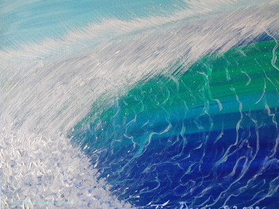 Big wave - Canvas Print