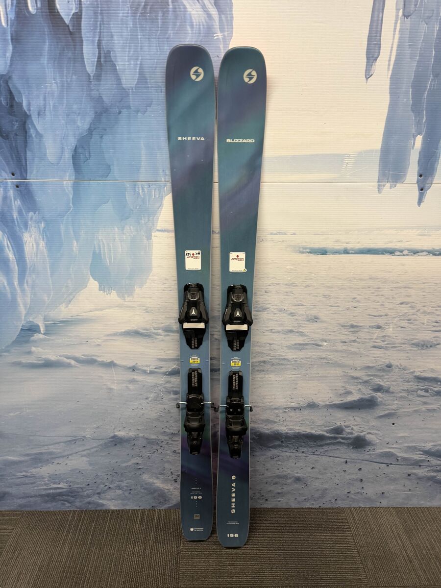 Blizzard Sheeva 9 156cm Skis w/ Atomic Strive 11 Demo Bindings Lightly Used 2026