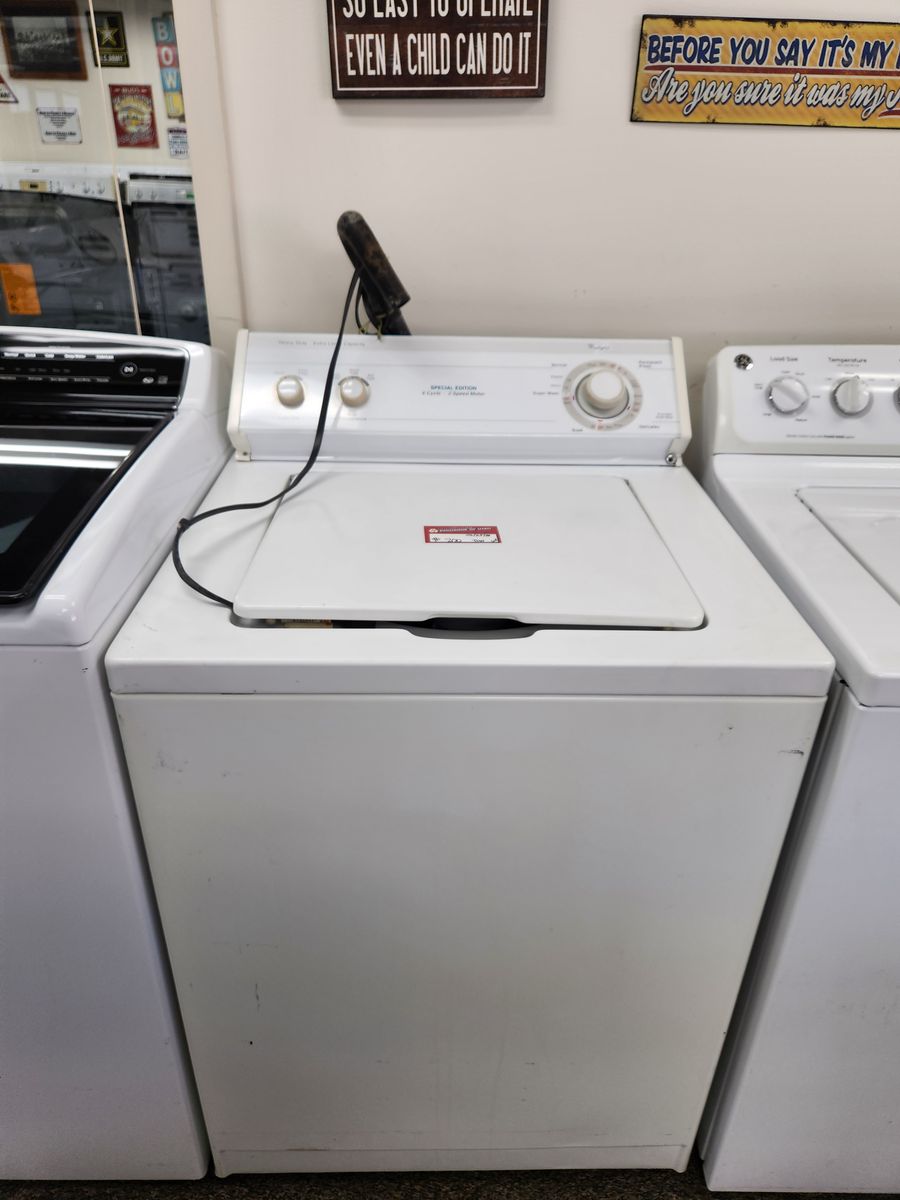 Great Whirlpool Topload Washer - W-Warranty