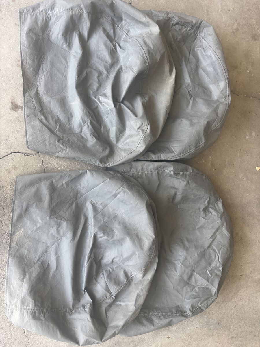 Charcoal Tire Covers – 4 Pack – Excellent Condition