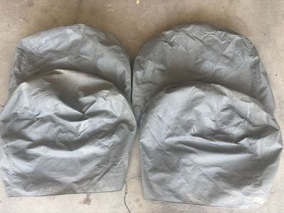 Charcoal Tire Covers – 4 Pack – Excellent Condition