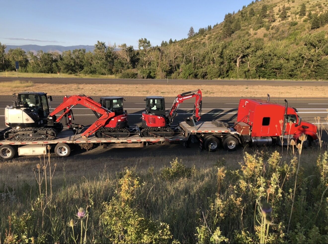 2021 Peterbuilt 579 & Fontaine Stepdeck Trailer