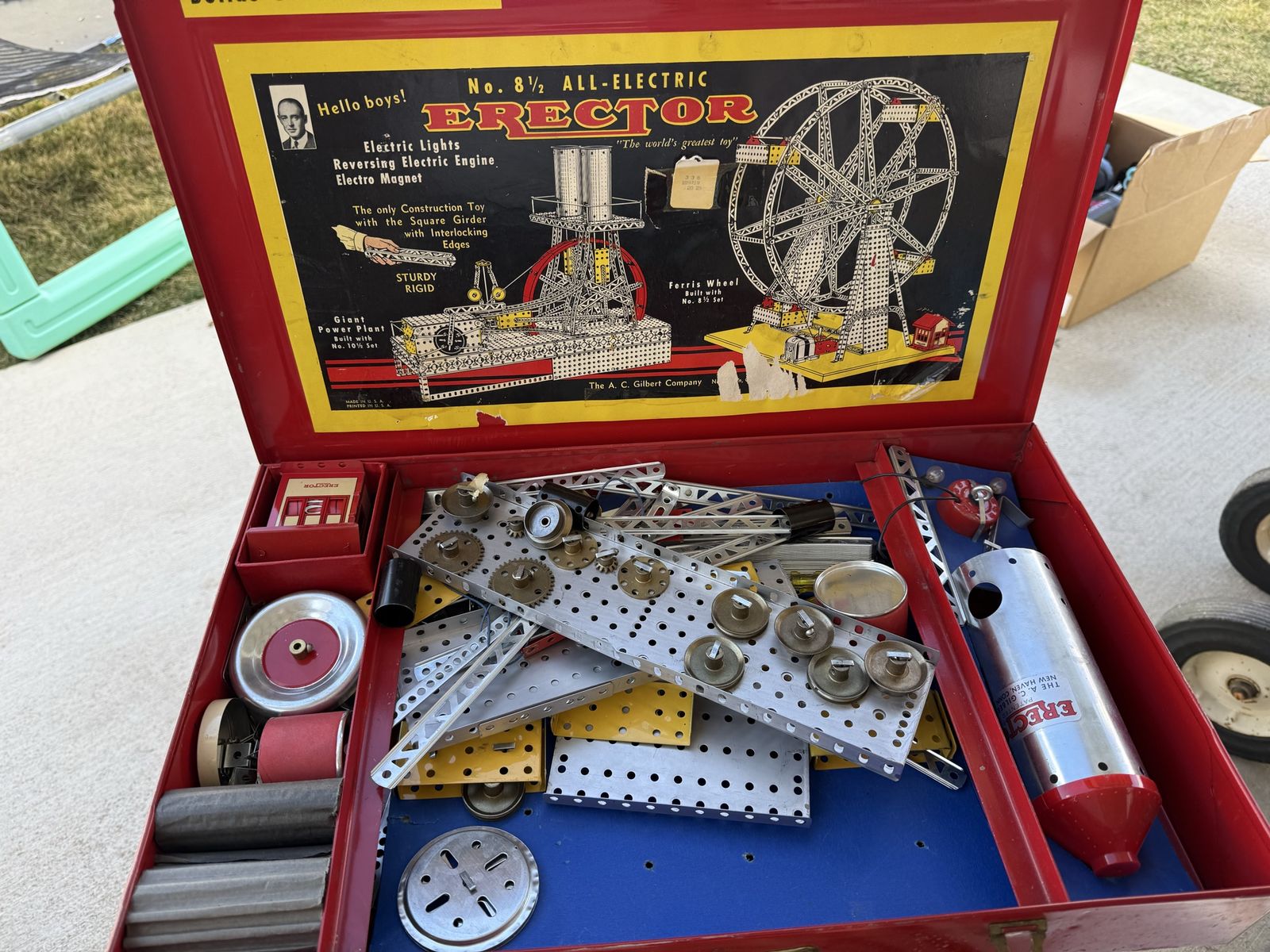 Vintage A.C. Gilbert Erector Set