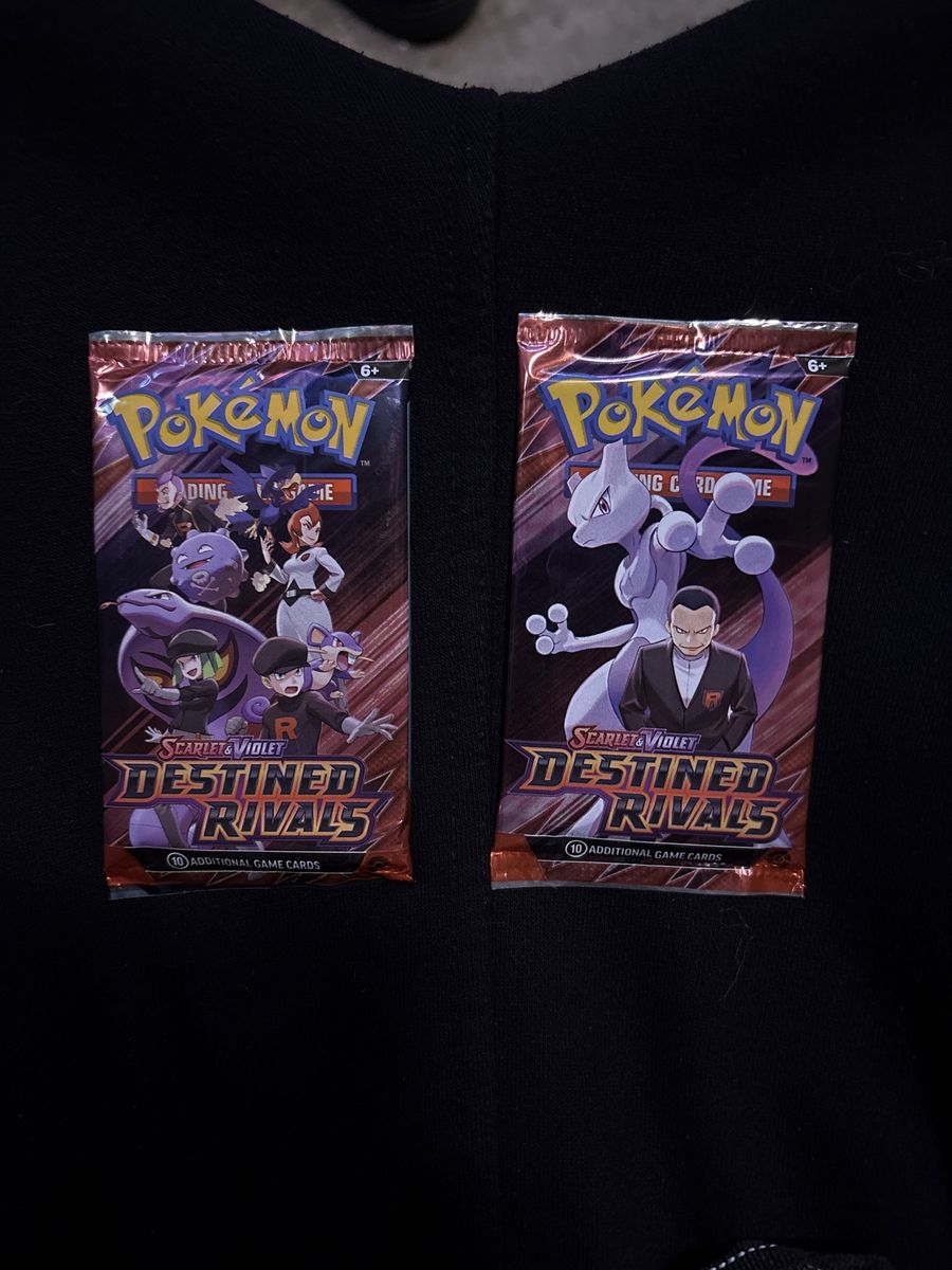 Pokemon TCG Scarlet & Violet Destined Rivals Booster Pack (2x) - 10 Cards Each - New/Factory Sealed