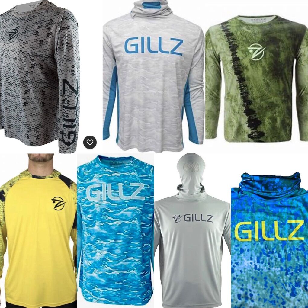 GILLZ Brand UPF Fishing Shirts Gift Fisherman