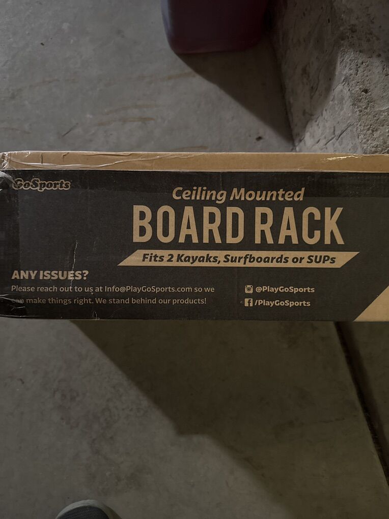 Ceiling Mounted Board Rack