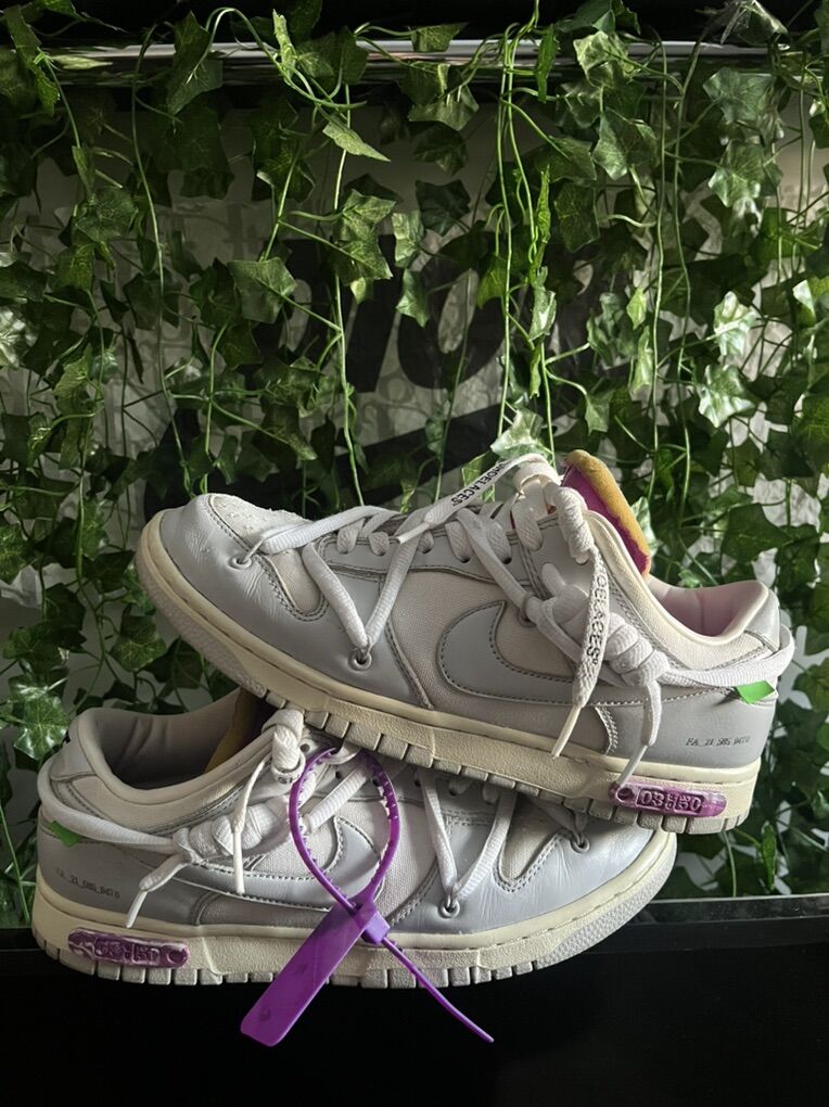 Authentic off white  dunks