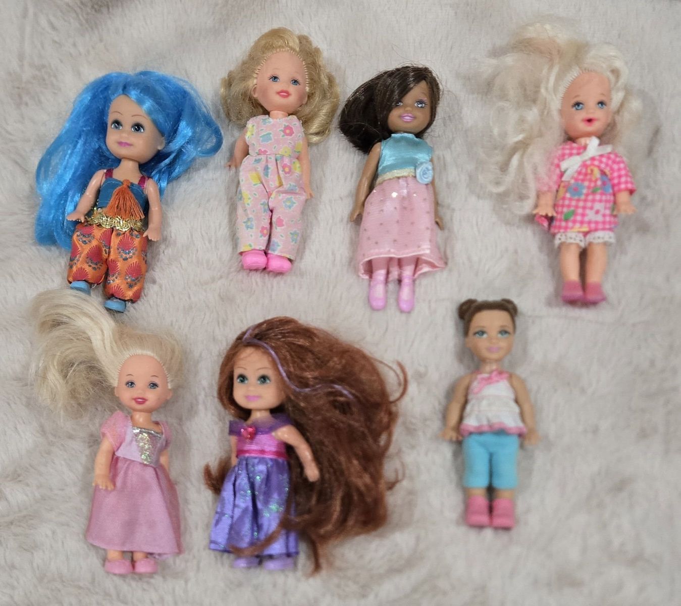 Barbie Kelly dolls 7 pieces