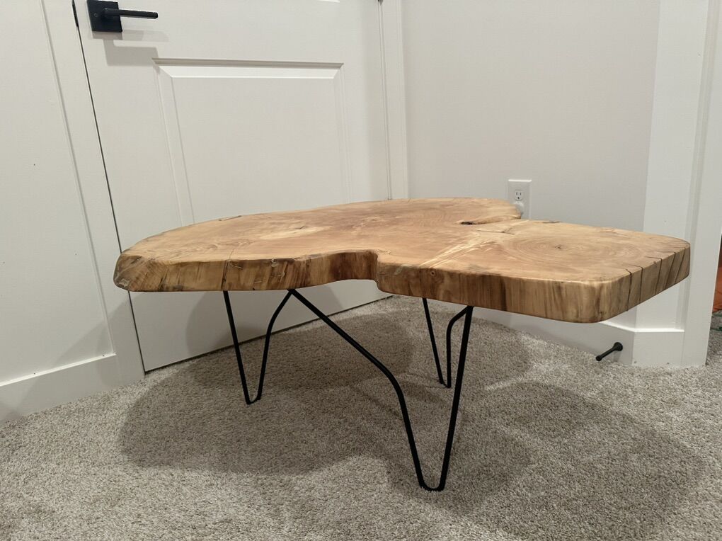 Hand Crafted Live Edge Table