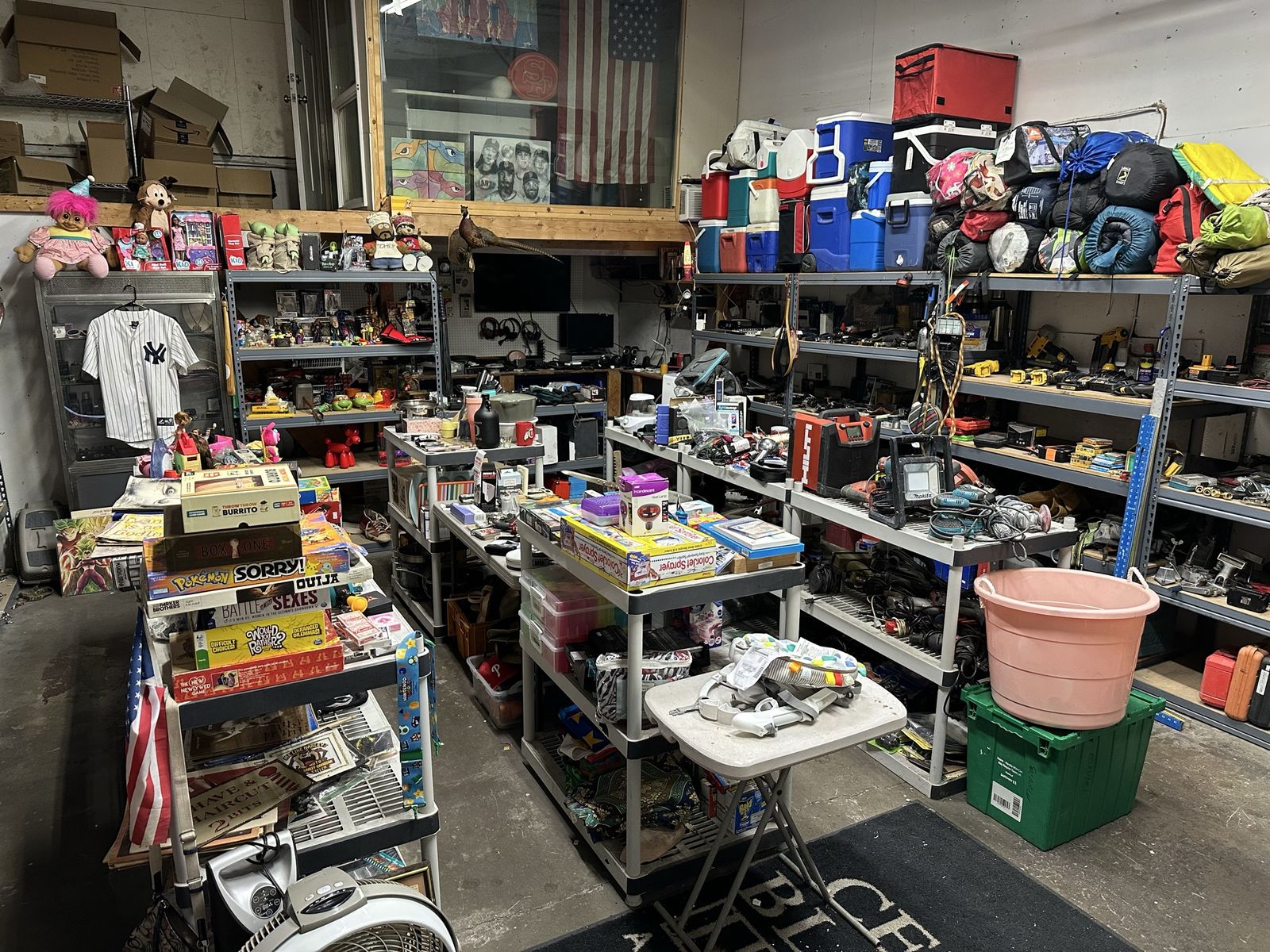 HUGE INDOOR YARD SALE!!