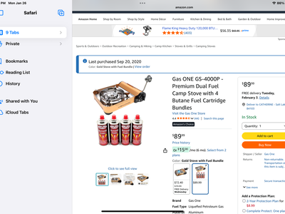 Propane Camping Stove