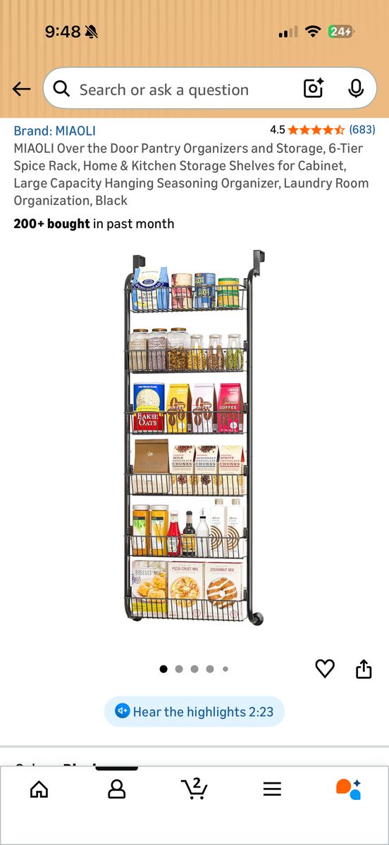 Door Spice Rack