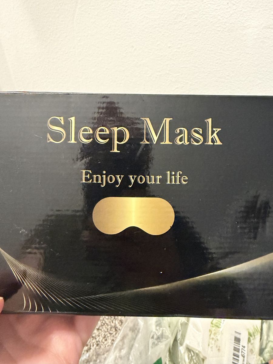 LC-dolida Bluetooth Sleep Mask Headphones with Built-in Speakers - Black