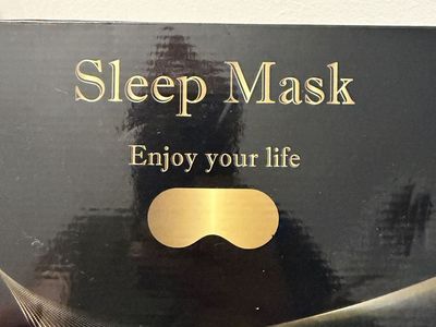LC-dolida Bluetooth Sleep Mask Headphones with Built-in Speakers - Black