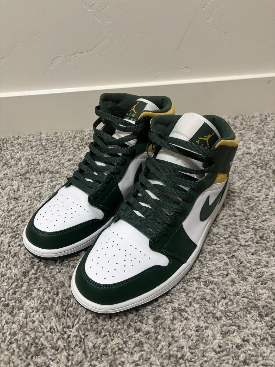Air Jordan 1 Mid Sonics – Size 12.5