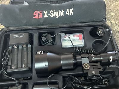 ATN X-Sight 4K Pro Smart HD Day/Night Riflescope with Wicked lights shot pro IR