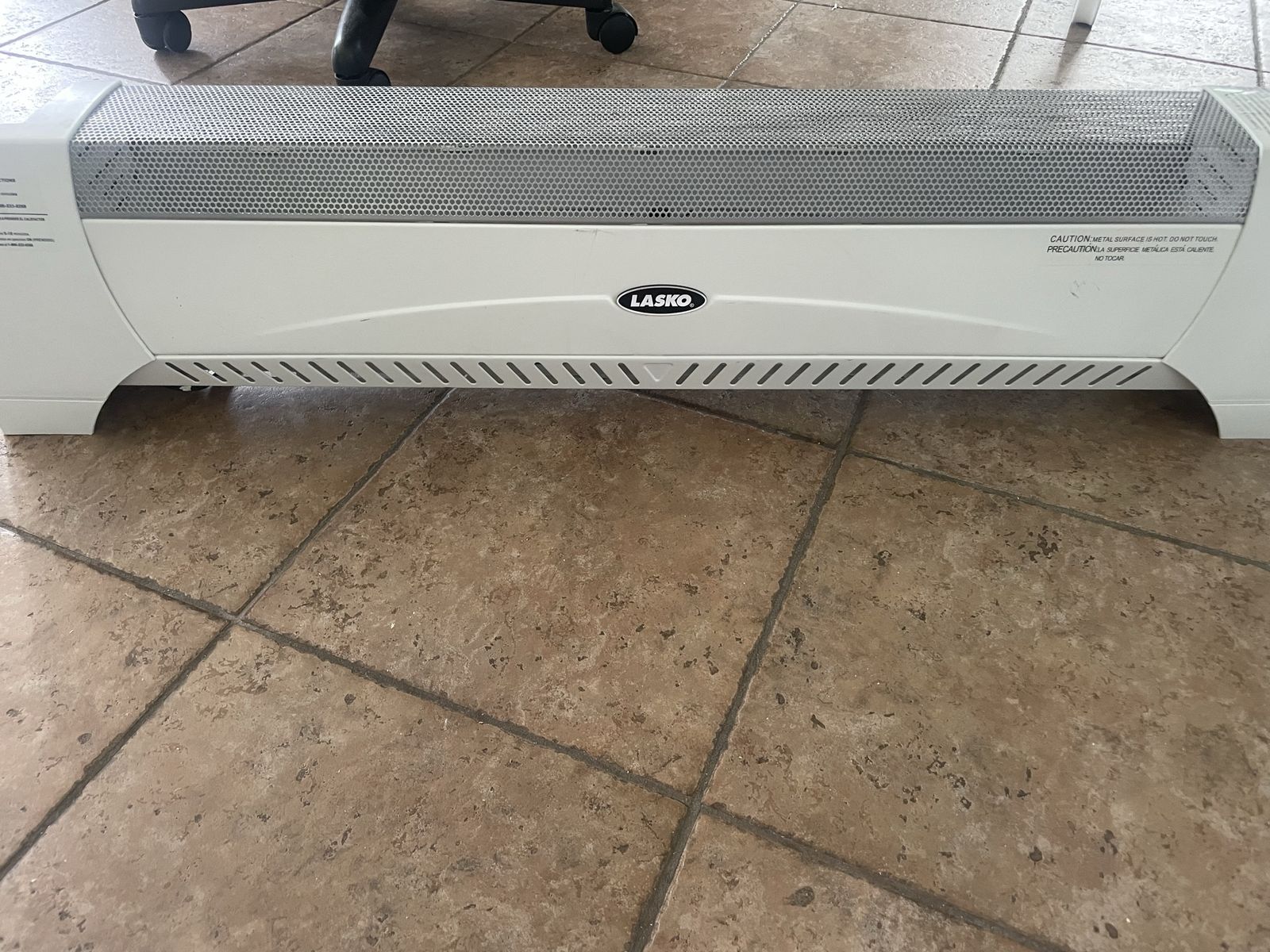 Lasko Portable Electric Baseboard Space Heater with Digital Controls
