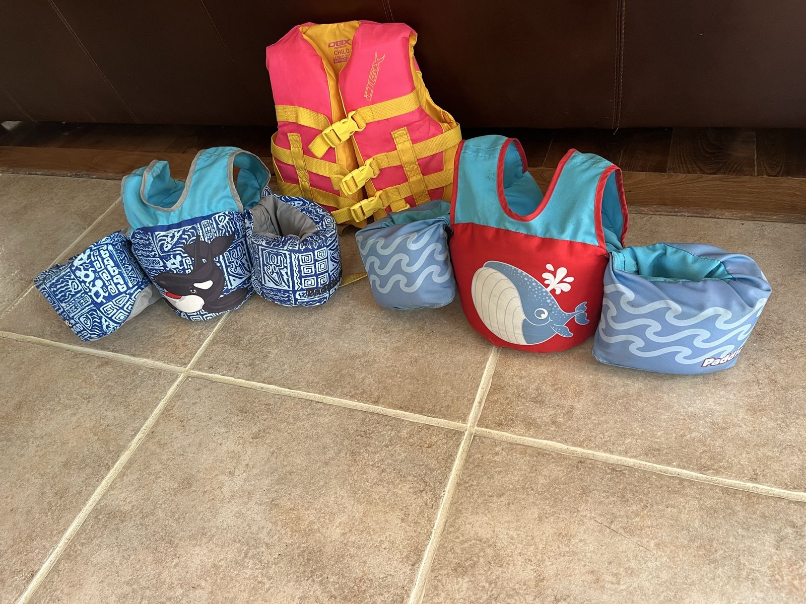 Kids/ toddler life jackets child sized $15 each