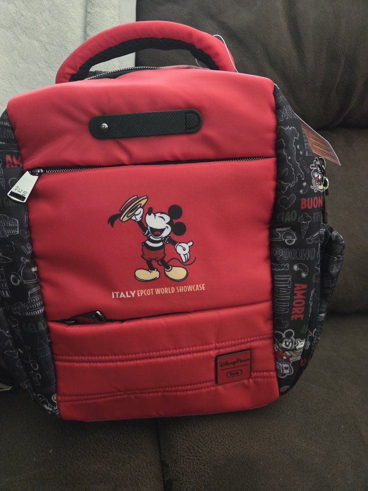 Disney Parks Lug Mickey Epcot World Showcase Italy Mini Backpack