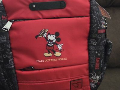 Disney Parks Lug Mickey Epcot World Showcase Italy Mini Backpack