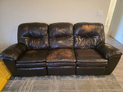 Leather couch