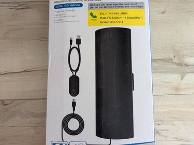 Digital HDTV Antenna Model AN-5004 Indoor/Outdoor 4K Ultra HD